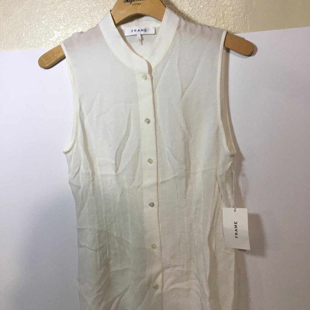 FRAME silk women blouse.